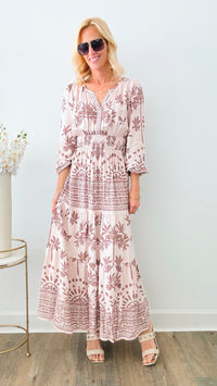 Royal Maxi Dress-200 Dresses/Jumpsuits/Rompers-Easel-Coastal Bloom Boutique, find the trendiest versions of the popular styles and looks Located in Indialantic, FL