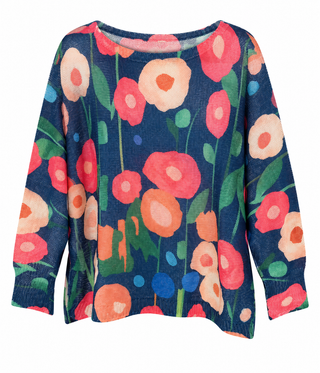 Petal Pop Italian St Tropez Knit- Blue