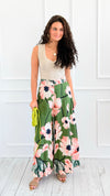 Garden Escape Italian Palazzo Pant- Green-100 Pants-AZUL MONACO-Coastal Bloom Boutique, find the trendiest versions of the popular styles and looks Located in Indialantic, FL