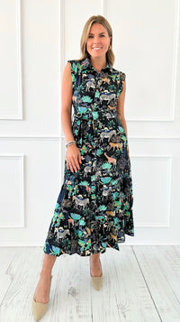 Button Down Safari Dress-200 Dresses/Jumpsuits/Rompers-Taelynn-Coastal Bloom Boutique, find the trendiest versions of the popular styles and looks Located in Indialantic, FL