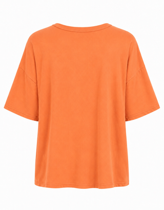 Social Paws Italian Graphic Tee - Tangerine