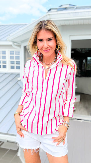 Modern Classic Top - Pink