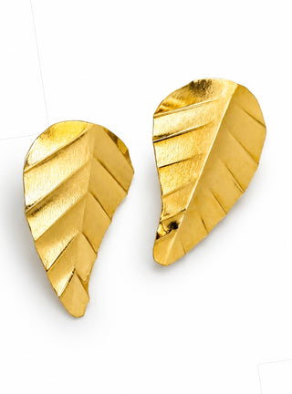 Gold Leaf Earring