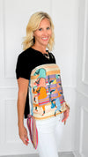 Gallop Parade Italian Top- Black-110 short Sleeve Top-K2-Coastal Bloom Boutique, find the trendiest versions of the popular styles and looks Located in Indialantic, FL