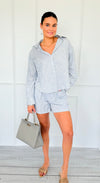 Diamond Spark Striped Lounge Set-210 Loungewear/Sets-Hesperus-Coastal Bloom Boutique, find the trendiest versions of the popular styles and looks Located in Indialantic, FL