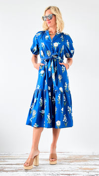 Garden Bliss Midi Dress-200 Dresses/Jumpsuits/Rompers-SUGARLIPS-Coastal Bloom Boutique, find the trendiest versions of the popular styles and looks Located in Indialantic, FL