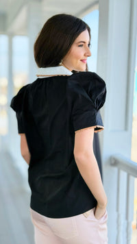 Polished Moments Puff Sleeve Top