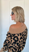 Savannah Chic Off-Shoulder Sweater-140 Sweaters-Aakaa-Coastal Bloom Boutique, find the trendiest versions of the popular styles and looks Located in Indialantic, FL