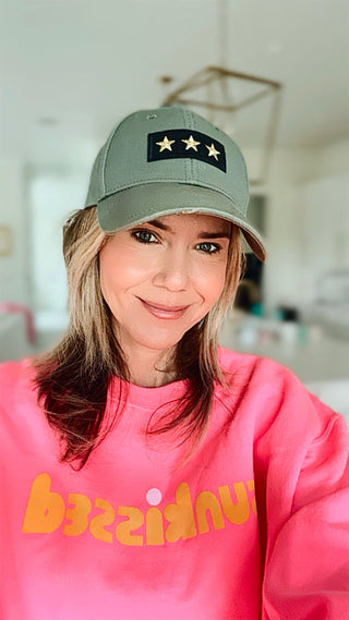 CB The General Star Baseball Cap-260 Other Accessories-Holly-Coastal Bloom Boutique, find the trendiest versions of the popular styles and looks Located in Indialantic, FL