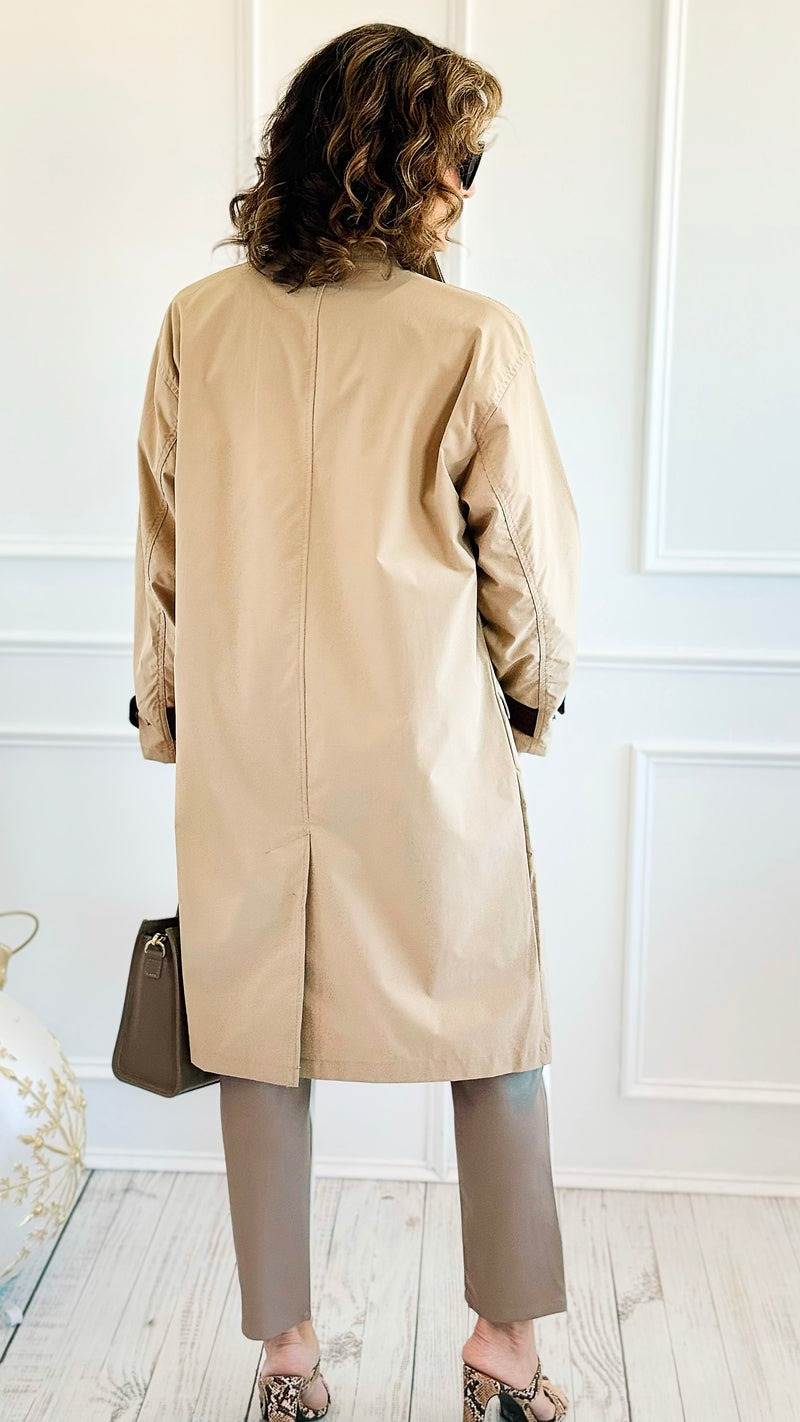 Iconic Trench Coat-160 Jackets-Active Basic-Coastal Bloom Boutique, find the trendiest versions of the popular styles and looks Located in Indialantic, FL