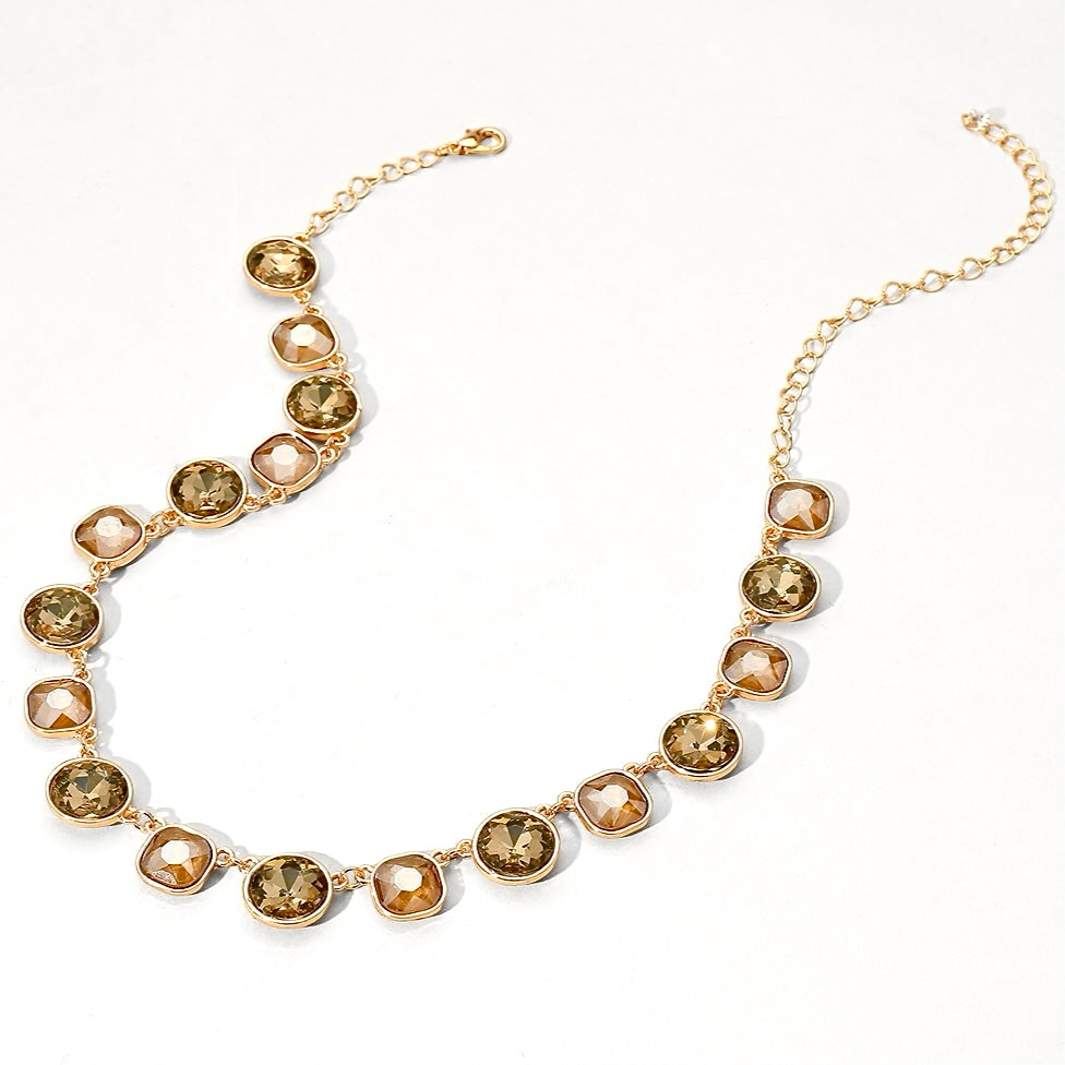 Moonlit Mirage Collar Necklace - Topaz-230 Jewelry-NYW-Coastal Bloom Boutique, find the trendiest versions of the popular styles and looks Located in Indialantic, FL