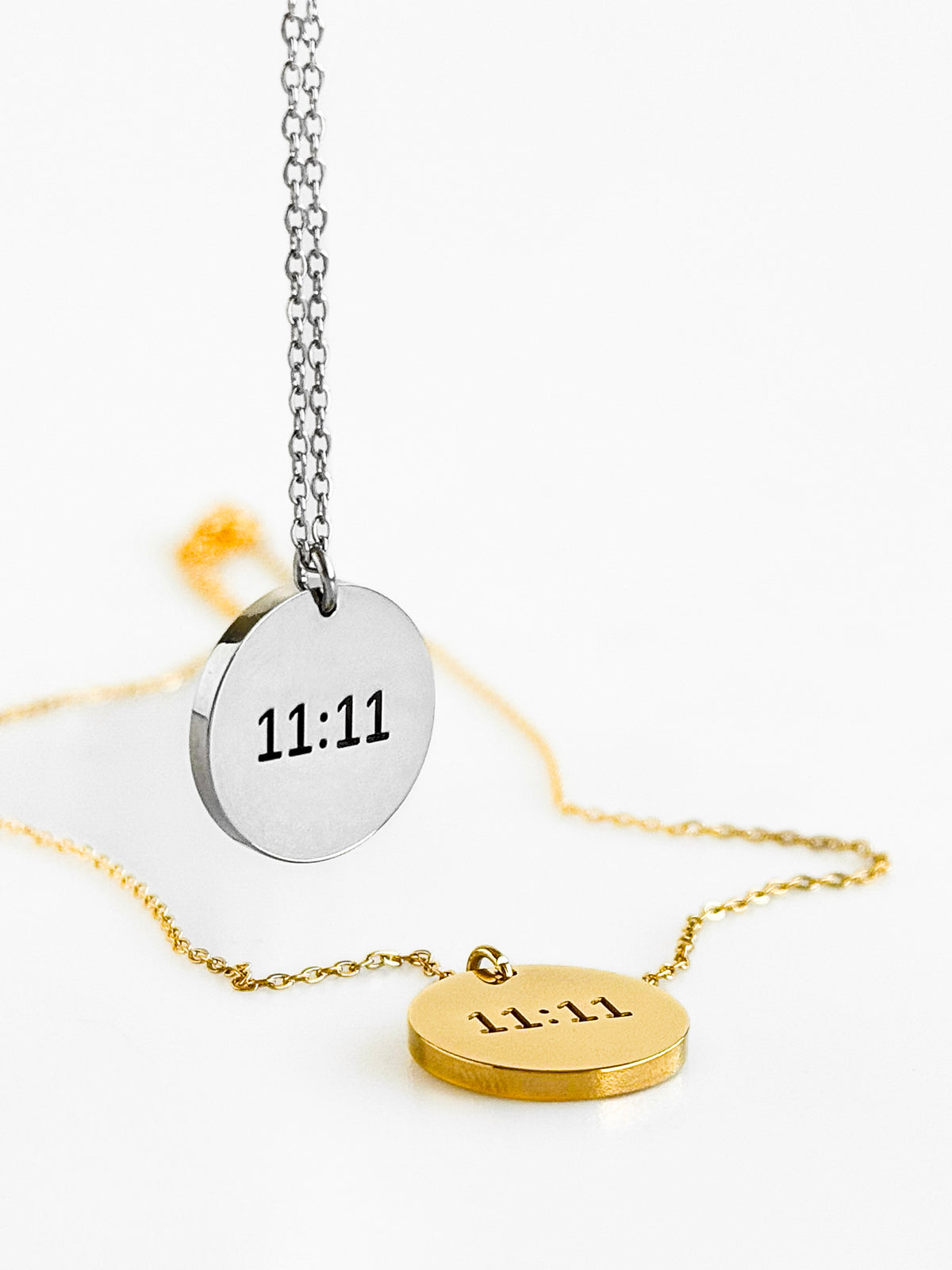 Stainless Steel Wish Time Pendant Necklace-230 Jewelry-NYC-Coastal Bloom Boutique, find the trendiest versions of the popular styles and looks Located in Indialantic, FL
