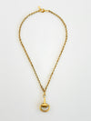 Horsebit Pendant Necklace-230 Jewelry-YOCHI-Coastal Bloom Boutique, find the trendiest versions of the popular styles and looks Located in Indialantic, FL