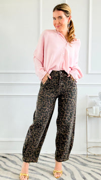 Fierce Vibes Wide-Leg Pants