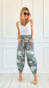Camo & Wild Italian Barrel Pant-100 Pants-AZUL MONACO-Coastal Bloom Boutique, find the trendiest versions of the popular styles and looks Located in Indialantic, FL