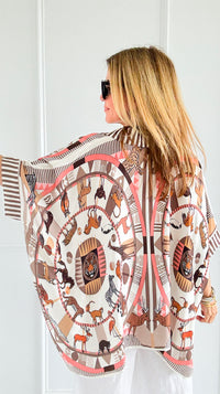 Animalia Halo Italian Button Down Top-110 short Sleeve Top-IT UNIQ-Coastal Bloom Boutique, find the trendiest versions of the popular styles and looks Located in Indialantic, FL