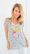 CB Custom - Fry-Day Forever Italian Top-110 short Sleeve Top-Italianissimo / Holly-Coastal Bloom Boutique, find the trendiest versions of the popular styles and looks Located in Indialantic, FL