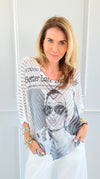 Fashionably Late Luxe Capri Italian Knit Top-140 Sweaters-Italianissimo-Coastal Bloom Boutique, find the trendiest versions of the popular styles and looks Located in Indialantic, FL