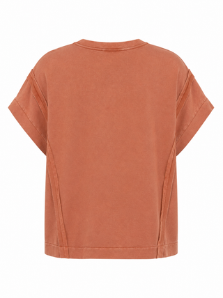 Star Studded Italian Top- Rust