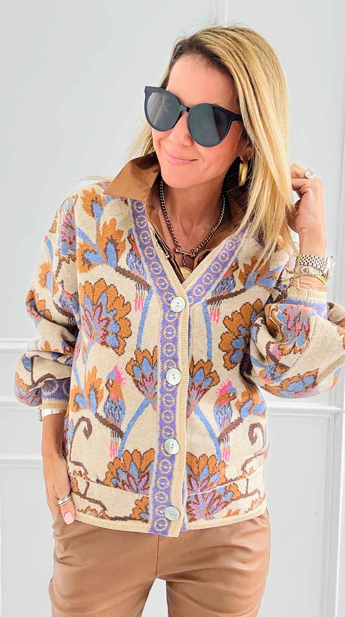 Birds in Paradise Cardigan-150 Cardigans/Layers-Fate By LFD-Coastal Bloom Boutique, find the trendiest versions of the popular styles and looks Located in Indialantic, FL