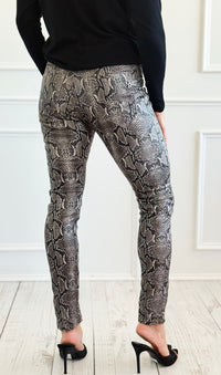 Serpent Shine Pants-Pants-SASU UNICORN-Coastal Bloom Boutique, find the trendiest versions of the popular styles and looks Located in Indialantic, FL