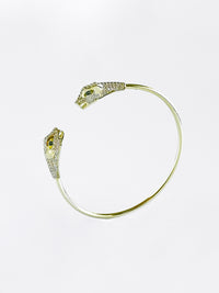 CZ Znake Tip Cuff Bracelet-230 Jewelry-NYC-Coastal Bloom Boutique, find the trendiest versions of the popular styles and looks Located in Indialantic, FL