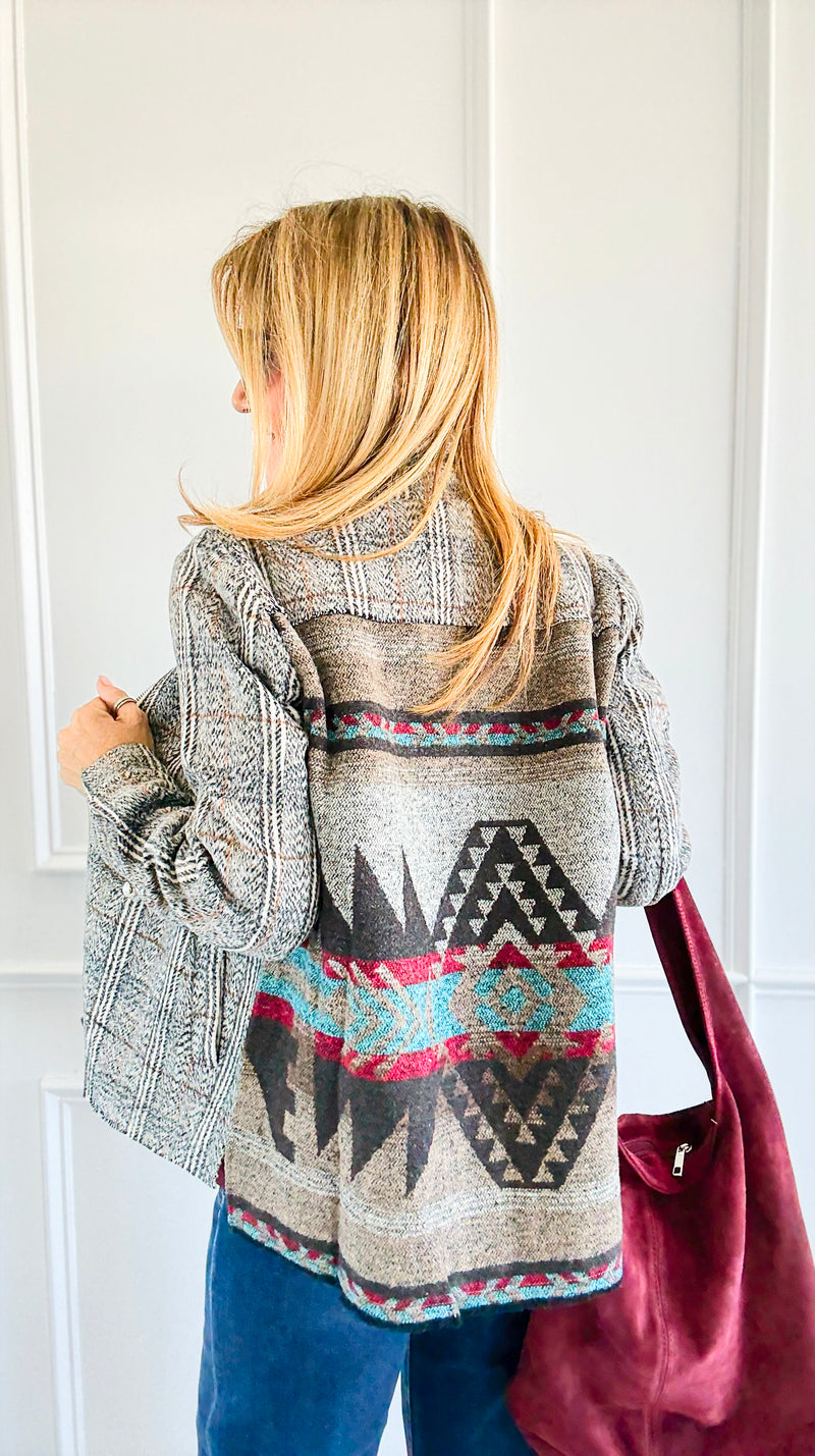 Canyon Horizon Blazer-160 Jackets-ROUSSEAU-Coastal Bloom Boutique, find the trendiest versions of the popular styles and looks Located in Indialantic, FL
