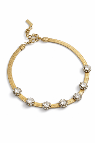 Kirsten Necklace - White Matt  - TOVA