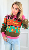 Vibrant Savannah Rib Sweater-140 Sweaters-THML-Coastal Bloom Boutique, find the trendiest versions of the popular styles and looks Located in Indialantic, FL