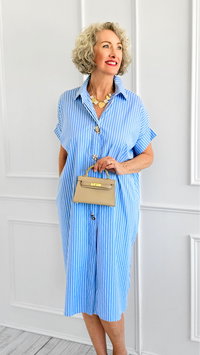 Whimsy Lane Italian Button Dress-200 Dresses/Jumpsuits/Rompers-TATTOO Z-Coastal Bloom Boutique, find the trendiest versions of the popular styles and looks Located in Indialantic, FL