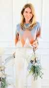 Bold Colorblock Knit Sweater-140 Sweaters-Anniewear-Coastal Bloom Boutique, find the trendiest versions of the popular styles and looks Located in Indialantic, FL