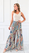 Boho Essence Wide Leg Pants-170 Bottoms-GIGIO-Coastal Bloom Boutique, find the trendiest versions of the popular styles and looks Located in Indialantic, FL