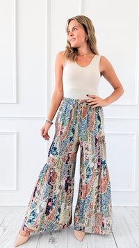 Boho Essence Wide Leg Pants-170 Bottoms-GIGIO-Coastal Bloom Boutique, find the trendiest versions of the popular styles and looks Located in Indialantic, FL
