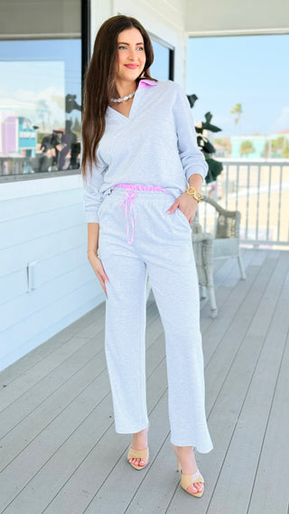 Weekend Glow Drawstring Lounge Set