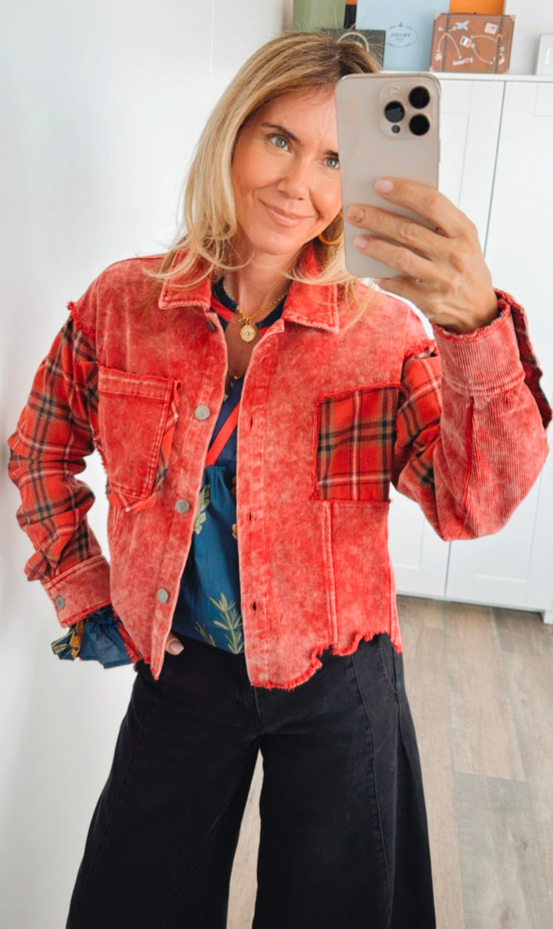 Grunge Chic Cutout Jacket