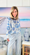 My Vase Collection Italian St Tropez Sweater-140 Sweaters-Italianissimo-Coastal Bloom Boutique, find the trendiest versions of the popular styles and looks Located in Indialantic, FL
