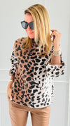 Pixel Print Sweater-140 Sweaters-Fate By LFD-Coastal Bloom Boutique, find the trendiest versions of the popular styles and looks Located in Indialantic, FL