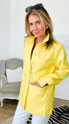 Singing in the Rain Faux Leather Shacket-130 Long Sleeve Tops-Rousseau-Coastal Bloom Boutique, find the trendiest versions of the popular styles and looks Located in Indialantic, FL