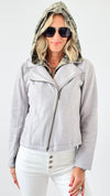 Effortless Edge Zip Jacket-160 Jackets-Rousseau-Coastal Bloom Boutique, find the trendiest versions of the popular styles and looks Located in Indialantic, FL