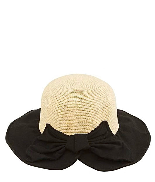 Noir Riviera Sun Hat - Black-260 Other Accessories-ICCO ACCESSORIES-Coastal Bloom Boutique, find the trendiest versions of the popular styles and looks Located in Indialantic, FL