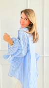 Whimsy Lane Ruffle Bell Sleeve Italian Blouse-170 Bottoms-TATTOO Z-Coastal Bloom Boutique, find the trendiest versions of the popular styles and looks Located in Indialantic, FL