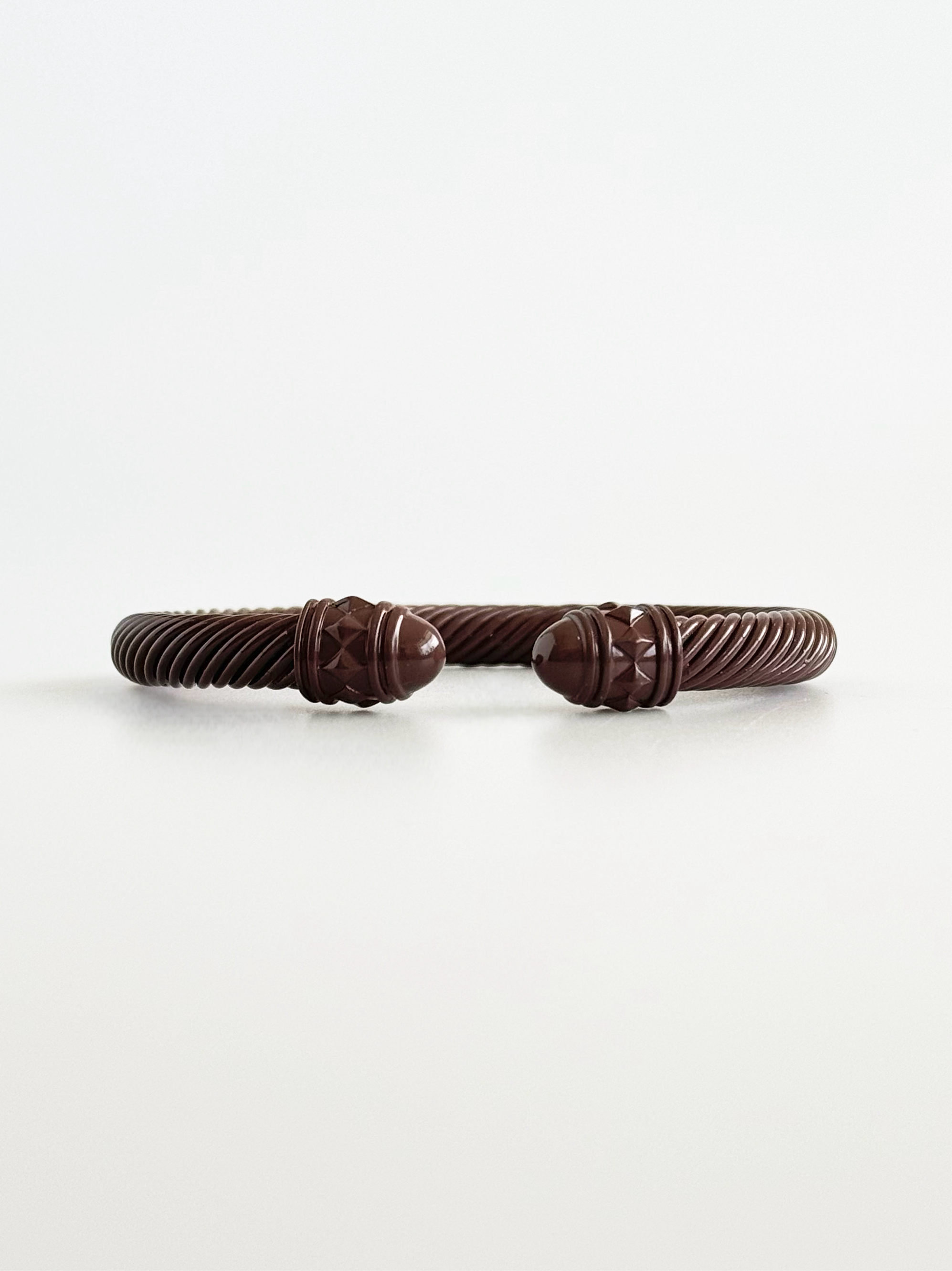 Twist Cuff Bracelet - Chocolate-230 Jewelry-DARLING-Coastal Bloom Boutique, find the trendiest versions of the popular styles and looks Located in Indialantic, FL