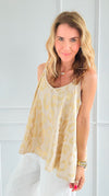 Wild Luxe Italian Relaxed Tank Top-100 Sleeveless Tops-Italianissimo-Coastal Bloom Boutique, find the trendiest versions of the popular styles and looks Located in Indialantic, FL