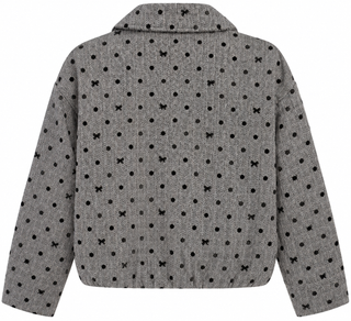 Darling Dot Herringbone Italian Jacket