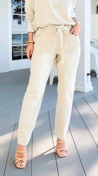 Coastal Ease Barrel Pants-100 Pants-SO ME-Coastal Bloom Boutique, find the trendiest versions of the popular styles and looks Located in Indialantic, FL
