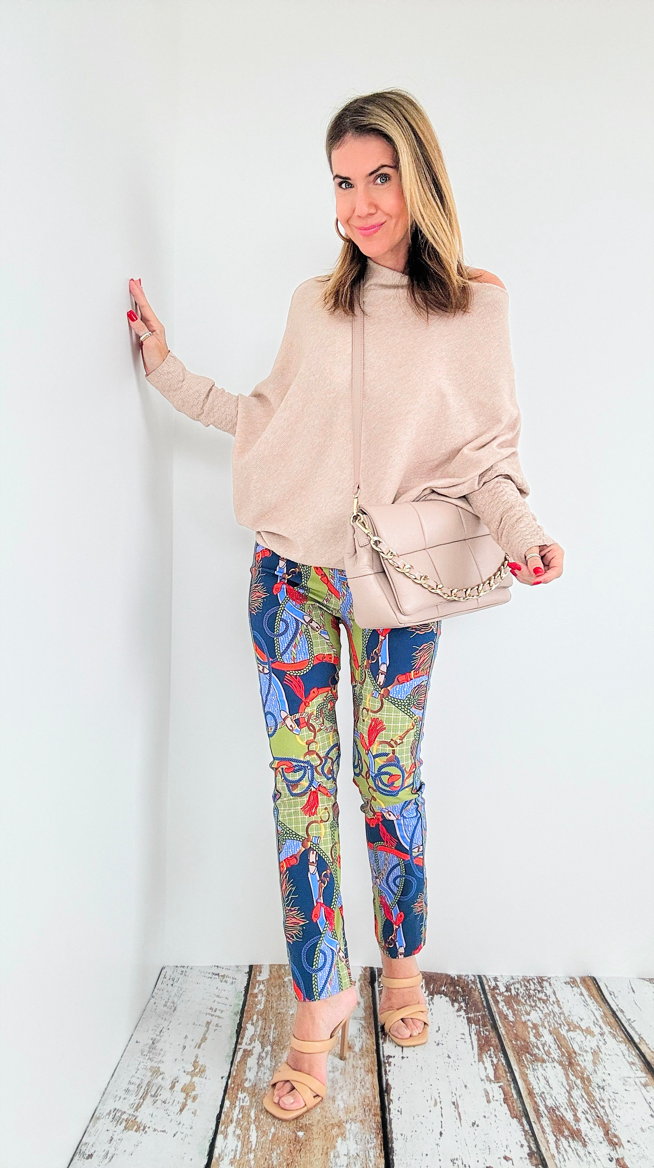 Savage Tango Printed Pants-170 Bottoms-Gretchen Scott-Coastal Bloom Boutique, find the trendiest versions of the popular styles and looks Located in Indialantic, FL