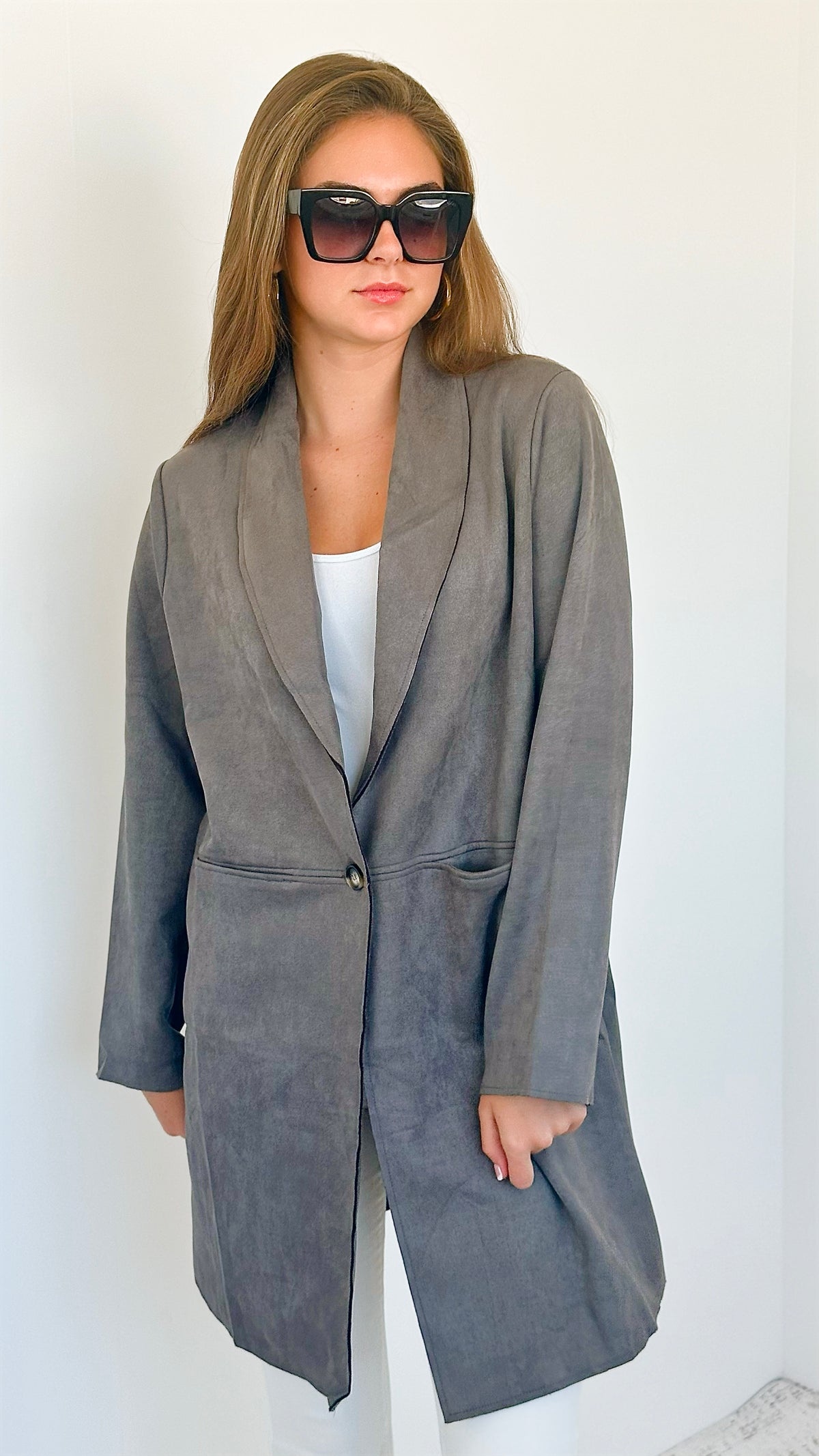 Urban Comfort Drape Coat-150 Cardigans/Layers-HYFVE-Coastal Bloom Boutique, find the trendiest versions of the popular styles and looks Located in Indialantic, FL