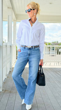 Harbor Slouchy Straight Leg Jeans