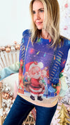 Italian St Tropez Santa Hug Knit Sweater-140 Sweaters-Germany-Coastal Bloom Boutique, find the trendiest versions of the popular styles and looks Located in Indialantic, FL
