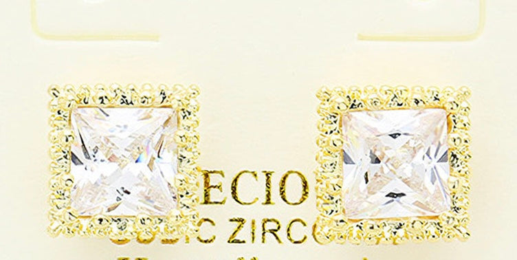 Radiant Princess Studs Earrings-230 Jewelry-NYW-Coastal Bloom Boutique, find the trendiest versions of the popular styles and looks Located in Indialantic, FL